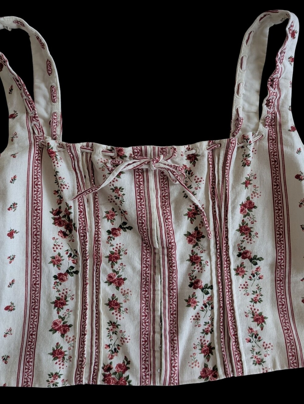 Corset Style Crop Top
